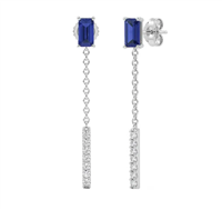 Earrings Woman in White Gold Zaffiri+Diamanti OR-4023-16Z